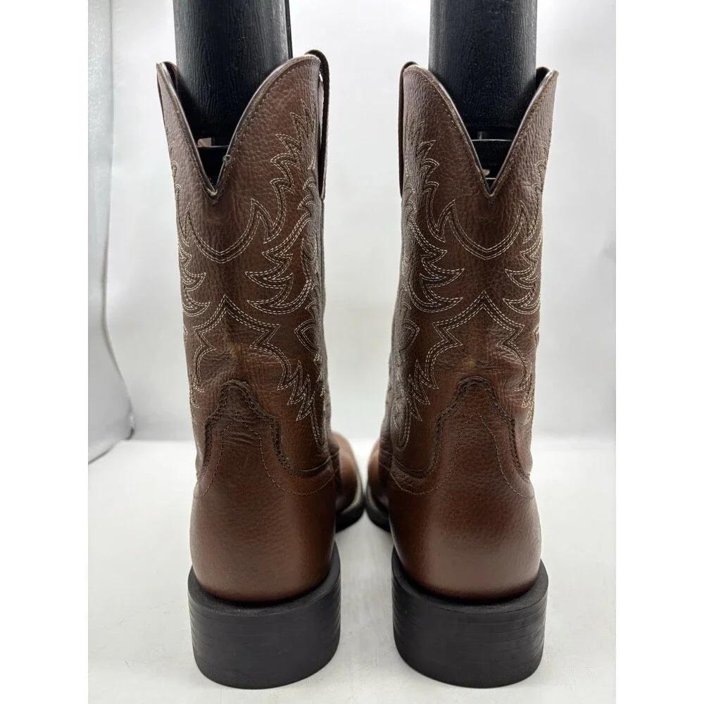Ariat Sport Latigo Toasted Tan Soft Toe Western Boot 10044559 Mens Size 10EE
